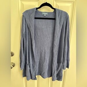 Barefoot Dreams CozyChic Ultra Lite Hooded Cardigan Size Medium